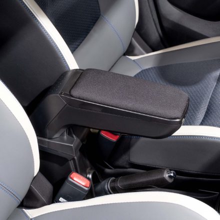 RATI ARMSTER S Armlehne FIAT PUNTO 2015-2018 Schalter der Sitzheizung an der Mittelkonsole [schwarz,Stoff]